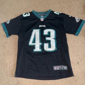 Nike Black and Green Eagles Jersey- Sproles